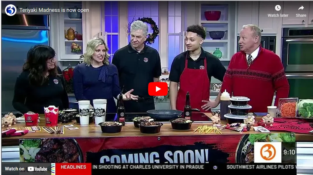 Ken Schanke and Audrey Ponyton Bring Teriyaki Madness to Connecticut!